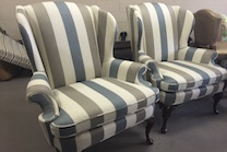 custom wing chair