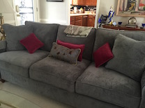 tailored 6 cushion sofa
